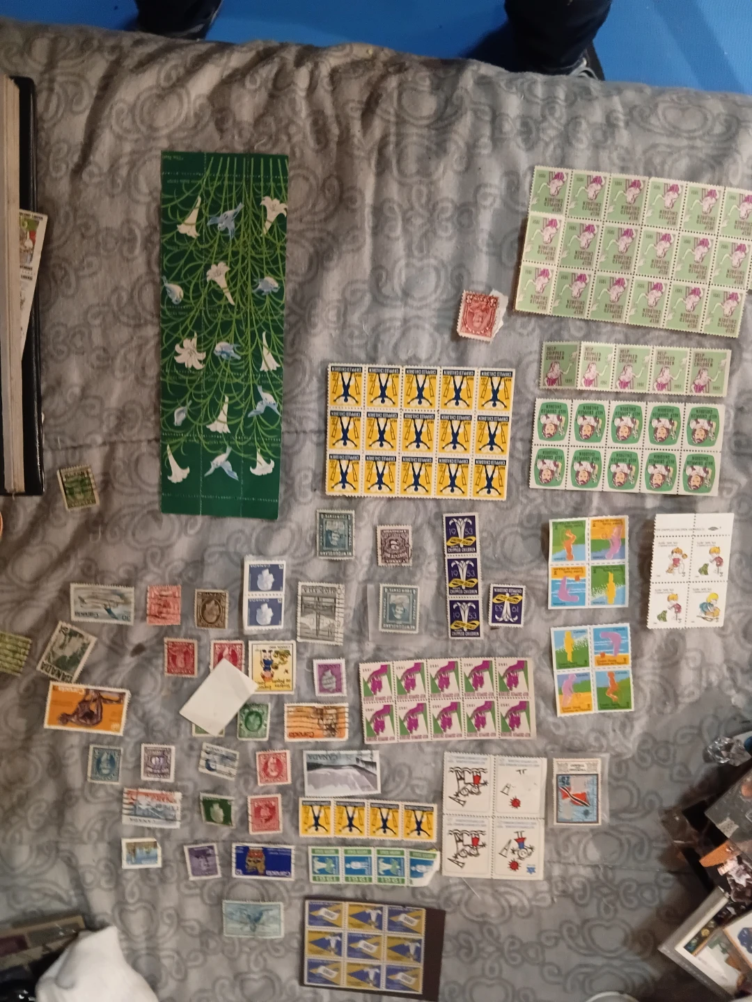 Assorted Postage Stamps Collection