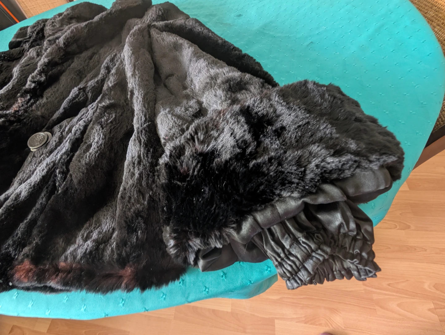 Black Faux Fur Jacket
