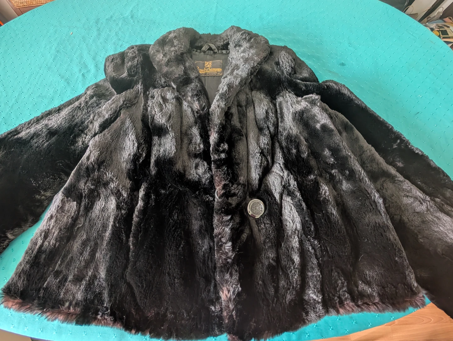 Black Faux Fur Jacket - photo 2