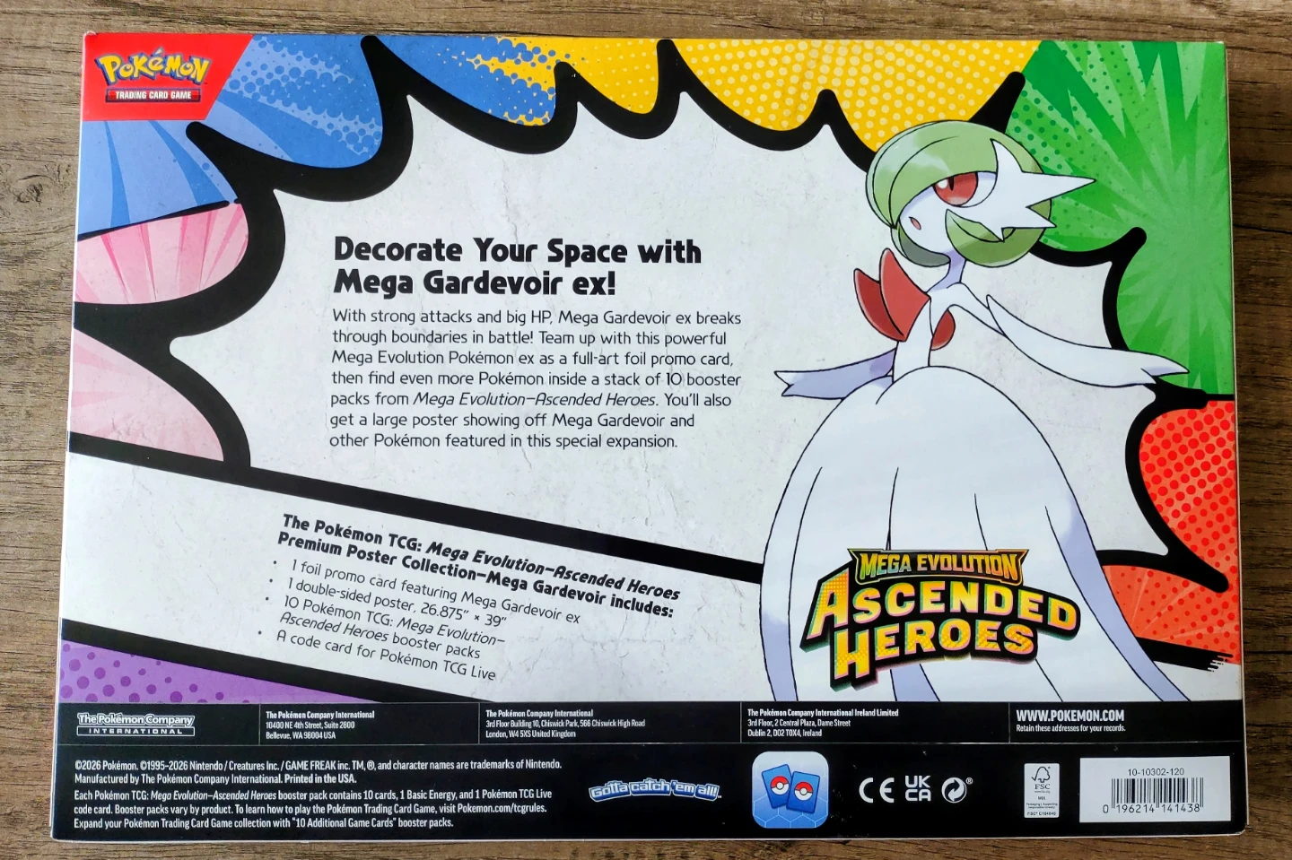 Pokémon Ascended Heroes Premium Poster Collection Mega Gardevoir - photo 2