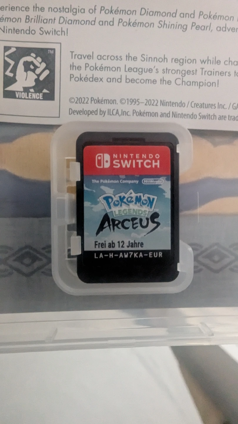 Nintendo Switch Pokémon Legends: Arceus Game Card