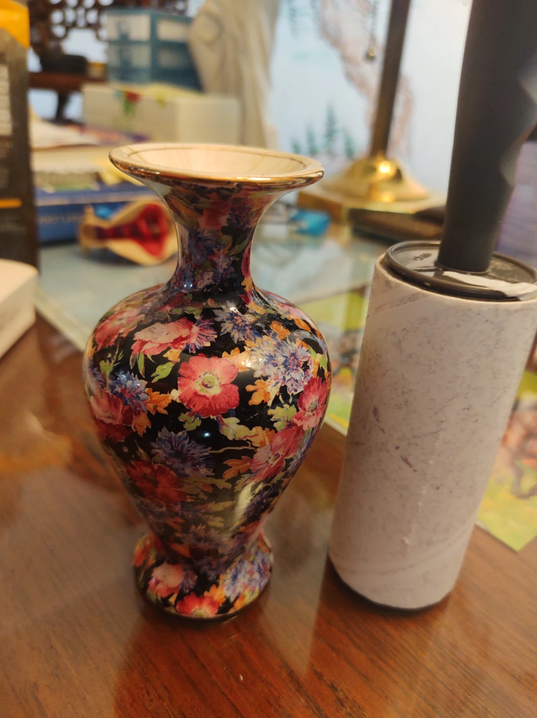 Vintage Floral Vase