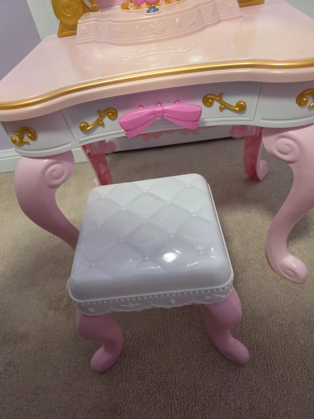 Kids Play Vanity and Stool Set - photo 4