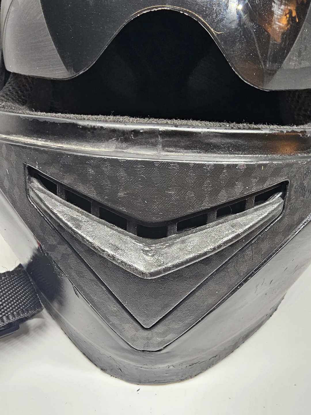 Black Motorcycle Helmet with Inner Sun Visor - photo 3
