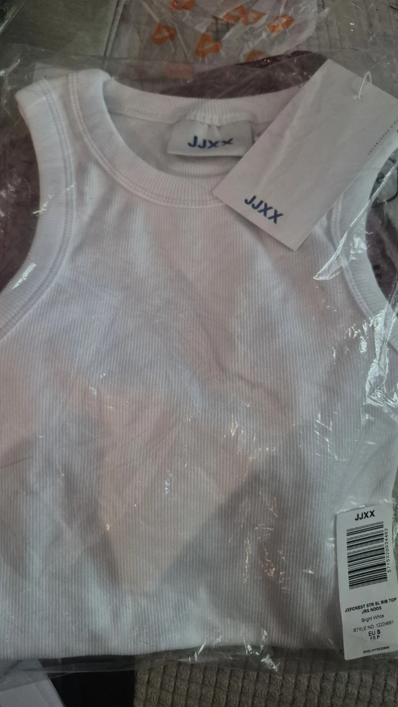 JJXX Ribbed Tank Top - White - photo 4