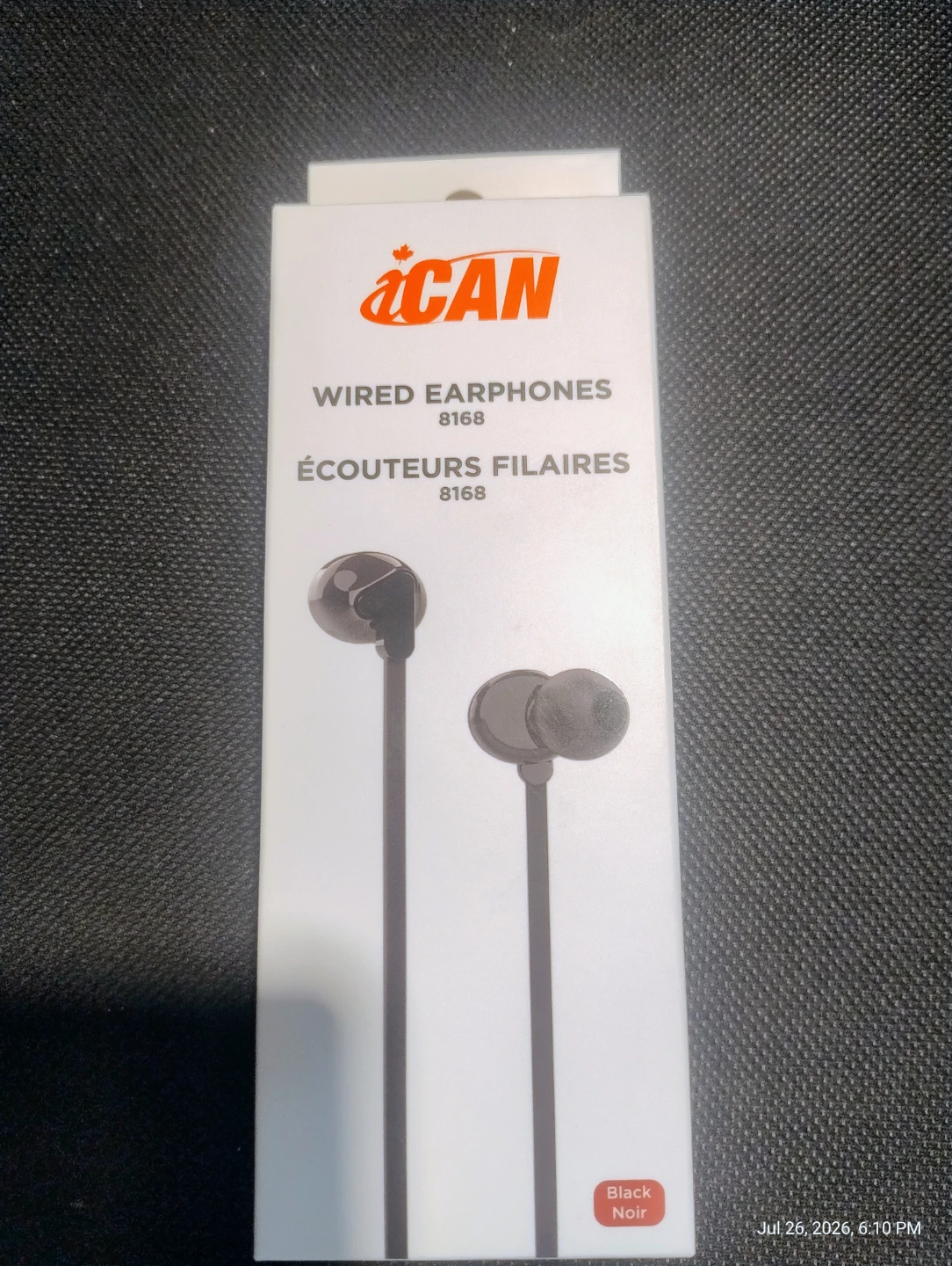 iCAN 8168 Wired Earphones - Black