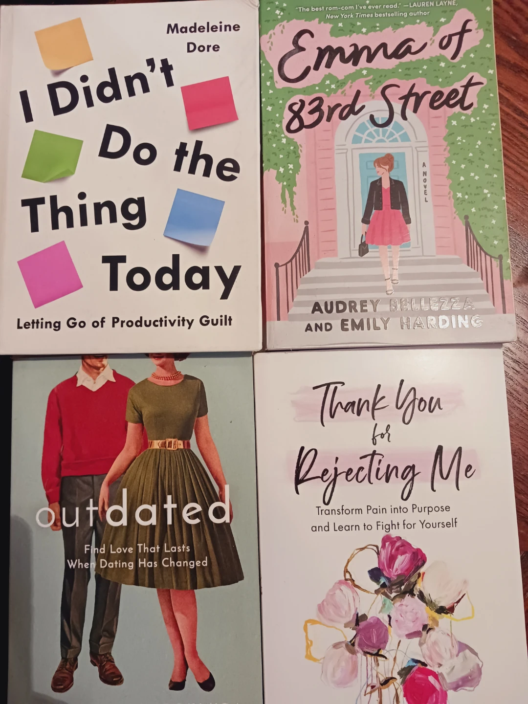 $5 EACH ! 4 ×Books: "Outdated", "Thank you for Rejecting me.... - photo 3