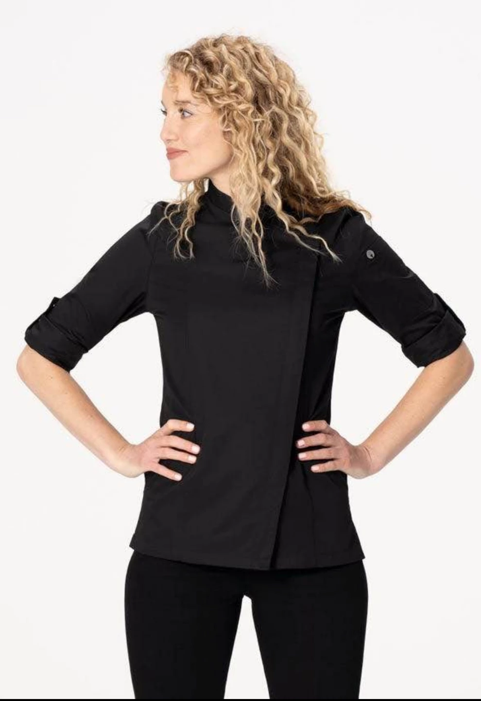 CHEF WORKS Black Chef Coats NWT