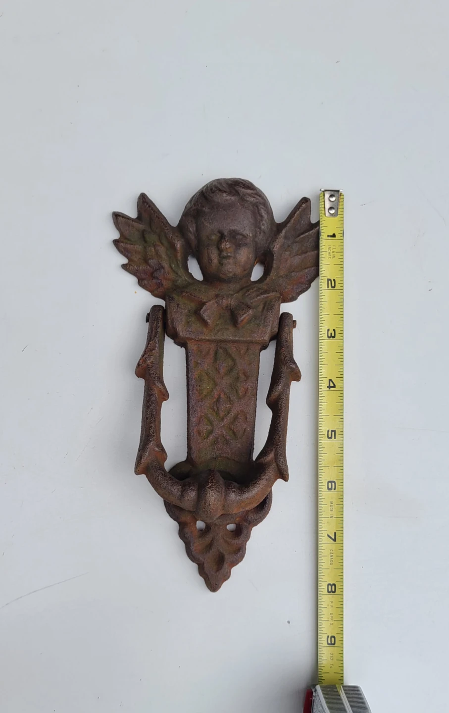 Antique Cherub Door Knocker - Rustic Charm! - photo 5
