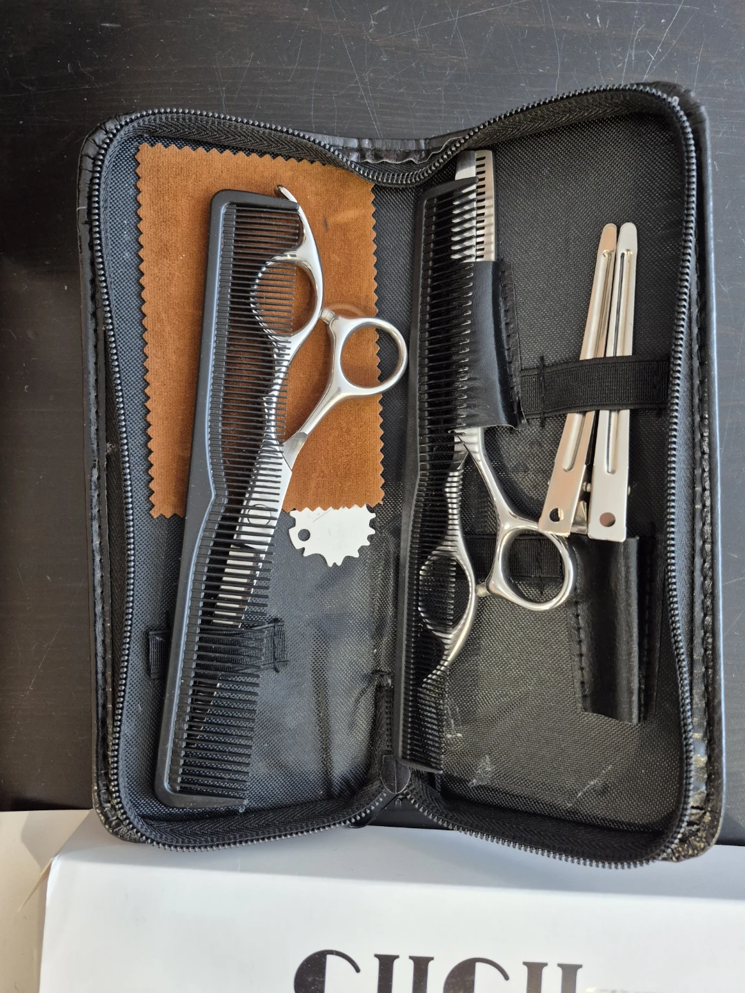 Professional Hair Clipper Kit and Scissors Set - photo 3