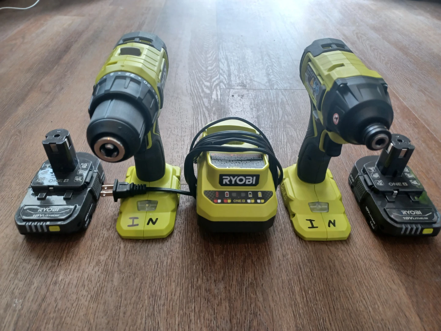 Ryobi ONE+ Cordless Drill and Impact Driver Combo Kit - photo 2