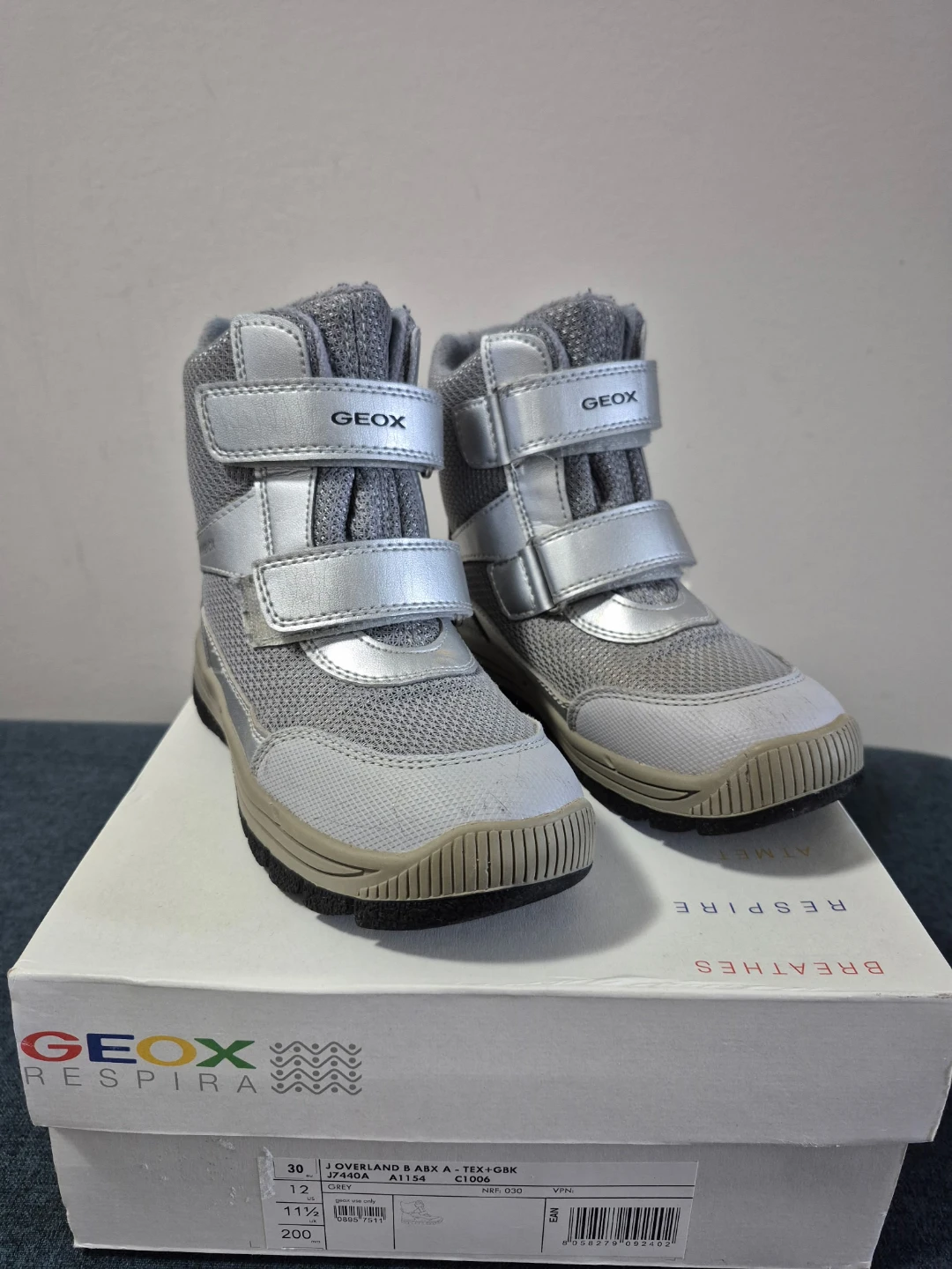 Geox Overland Waterproof Winter Boots Toddler Size 12