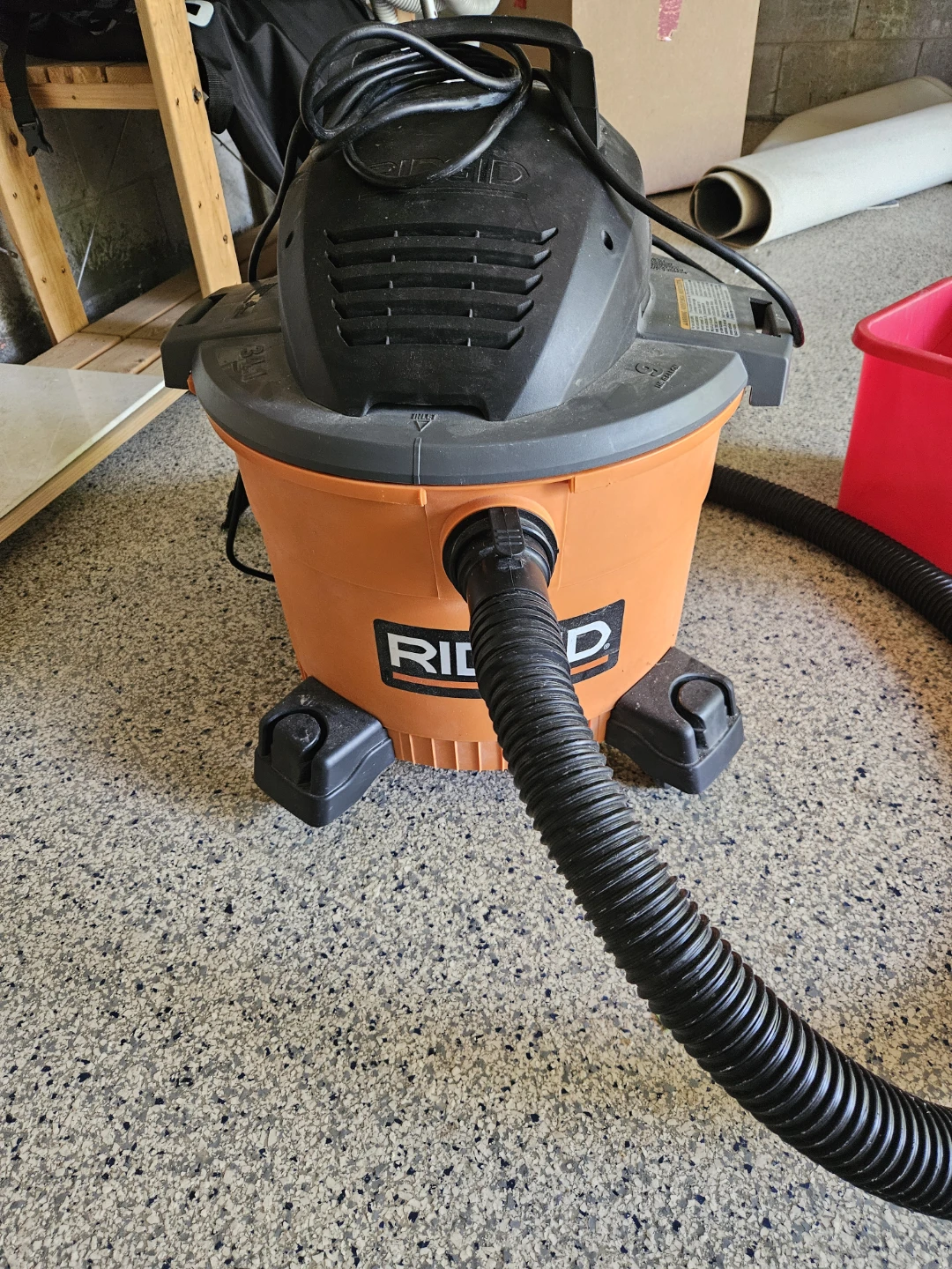 RIGID Wet /dry vac