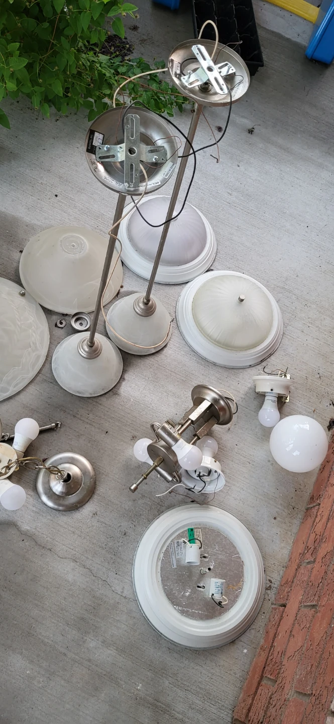Assorted Ceiling Light Fixtures - photo 2