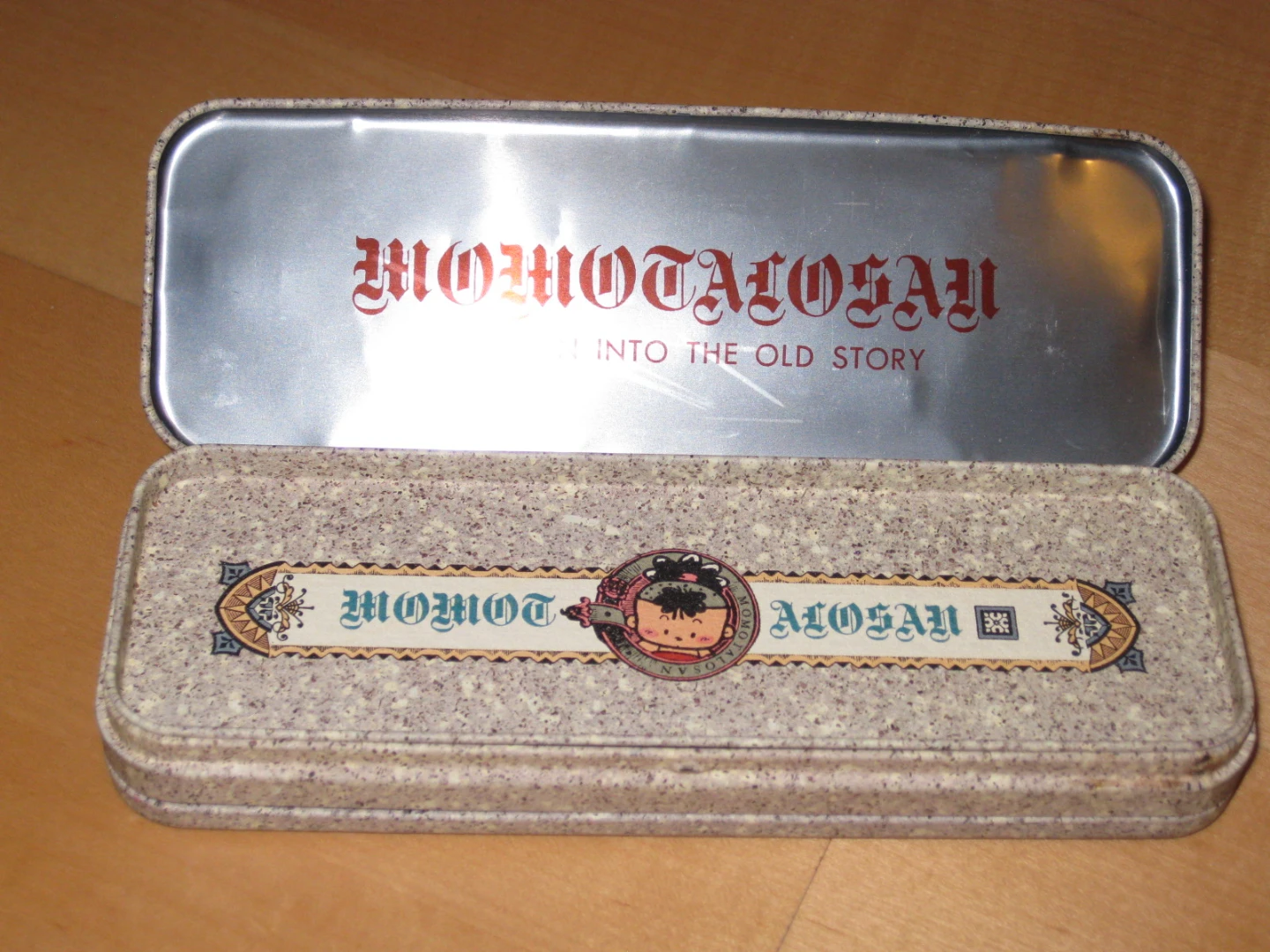 Japanese Anime Momotalosan Stationery Pencil Box Case 2 Sided - photo 2