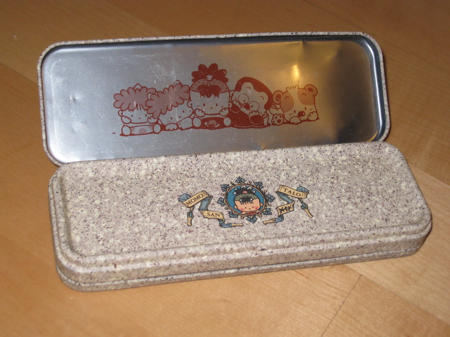 Japanese Anime Momotalosan Stationery Pencil Box Case 2 Sided - photo 5