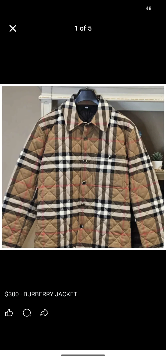 Burberry Quilted Jacket