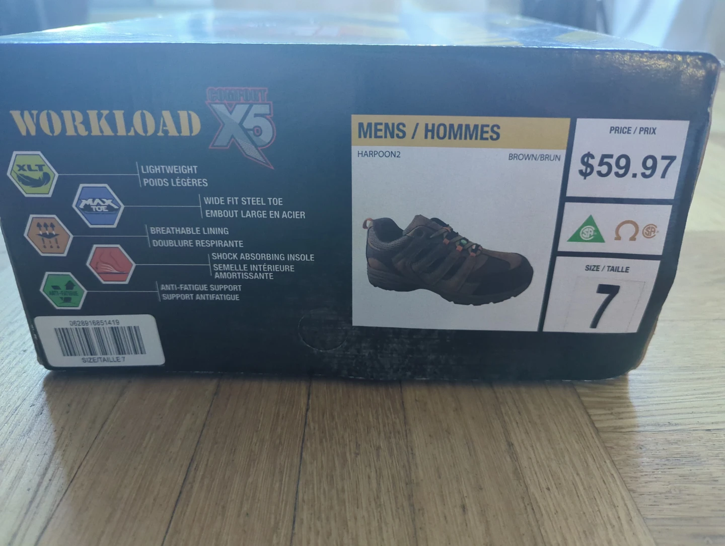 Workload X5 Harpoon2 Mens Work Boots - photo 2