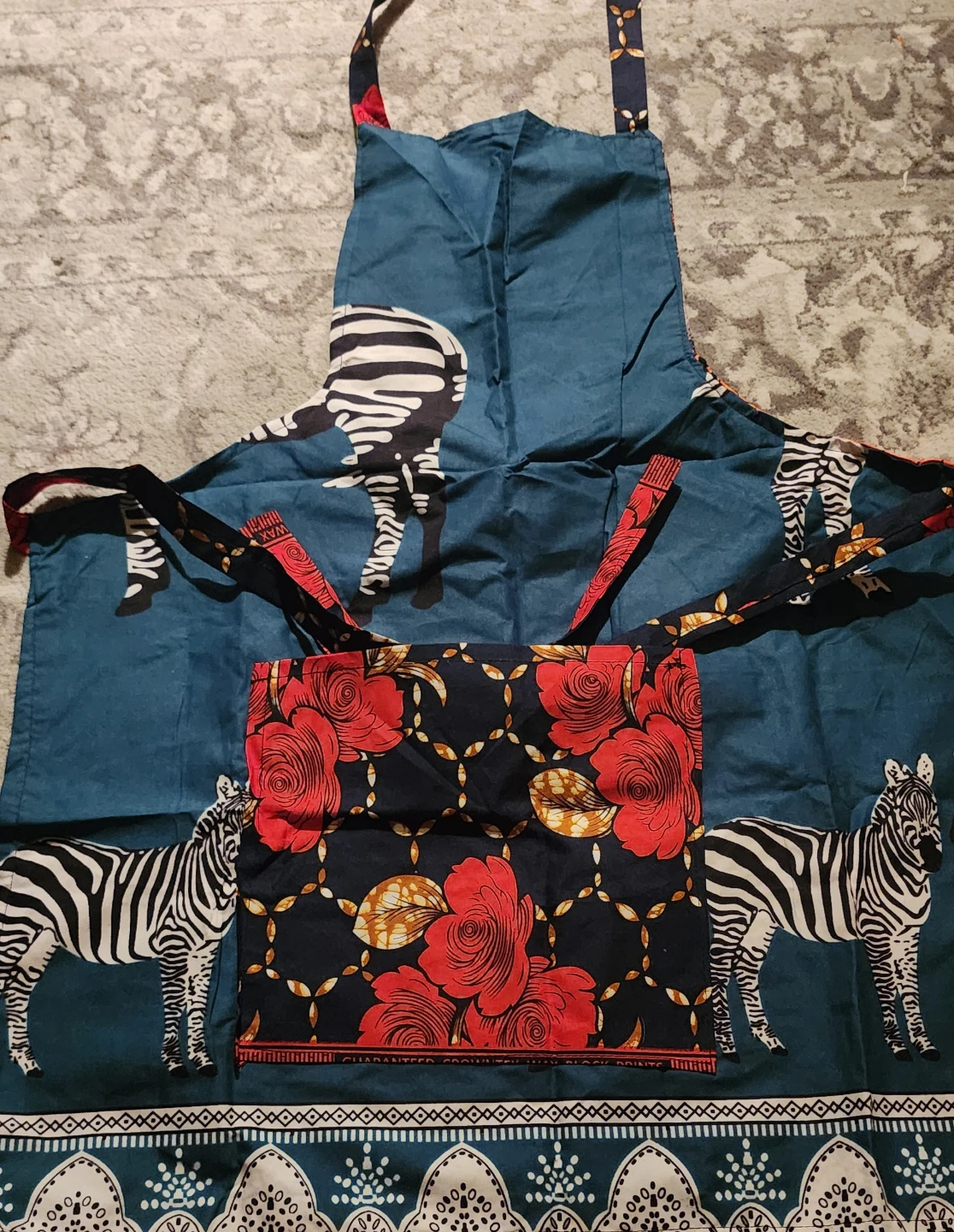African Hand made African Print Aprons for BBQ"S or Cooking