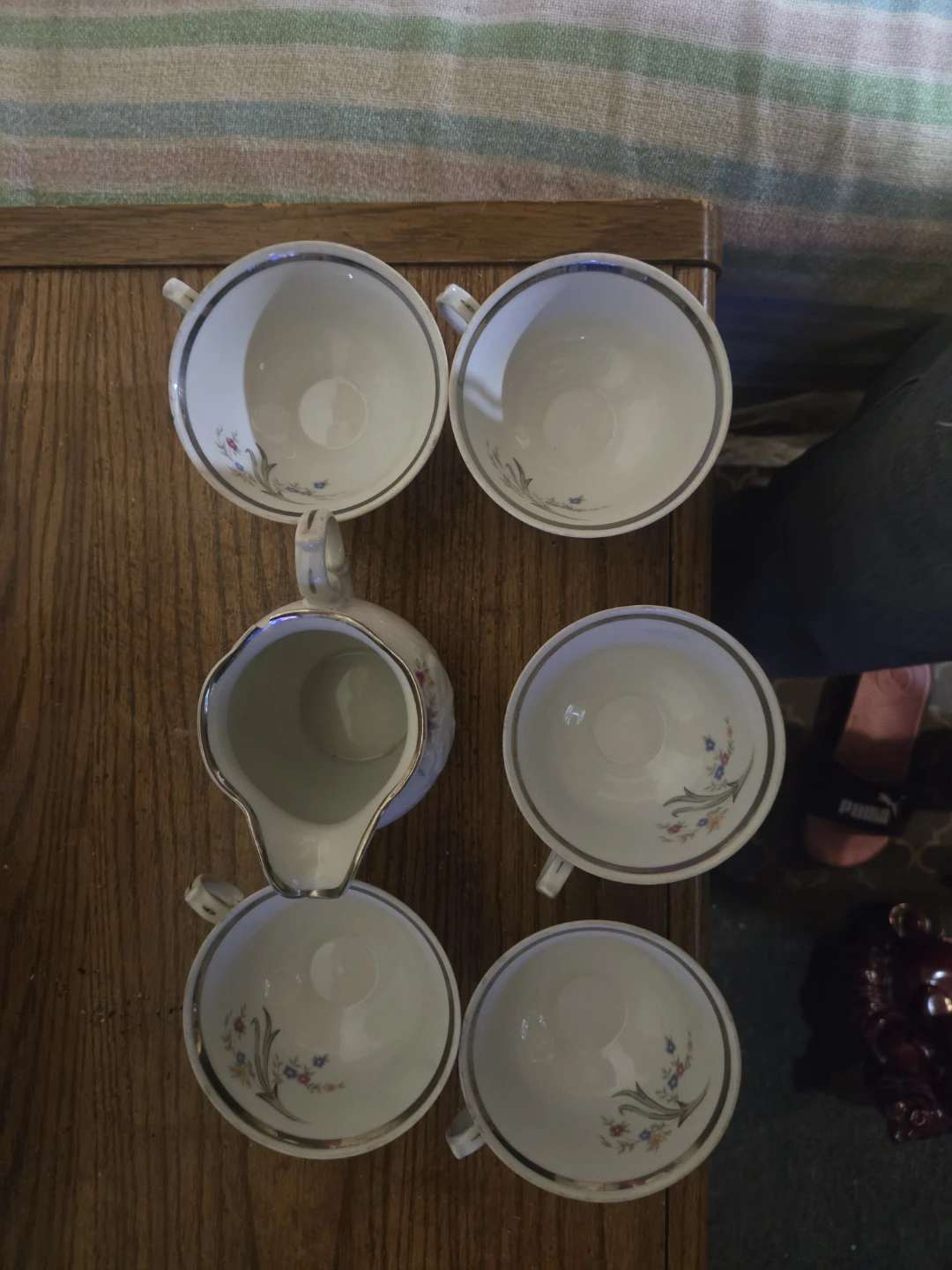 Vintage Teacup and Creamer Set - photo 2