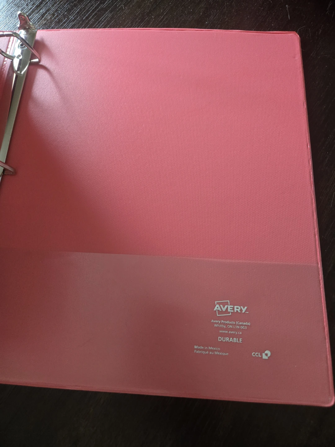 3-Ring 1.5 inch Binder w/ Internal Pockets - photo 2