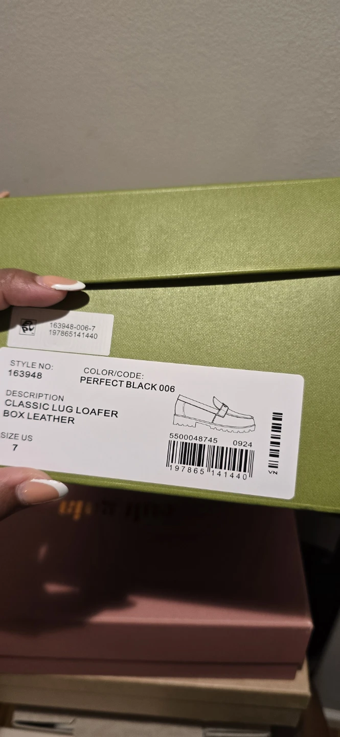 Tory Burch Classic Lug Loafer Box Leather Black US 7 - photo 4