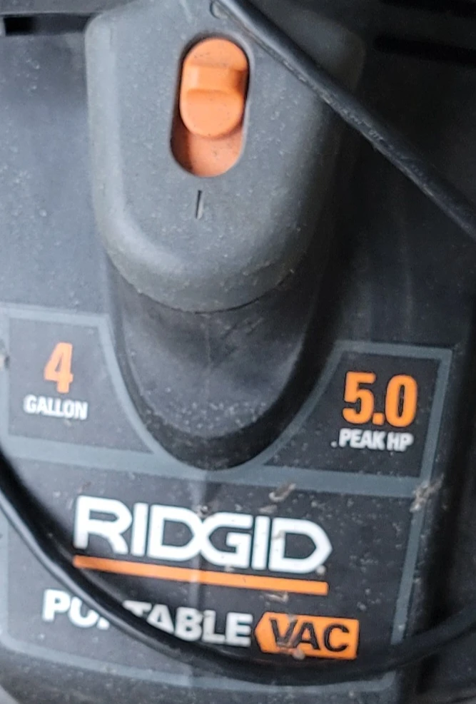 RIDGID Portable Vacuum - Extremely Good Condition