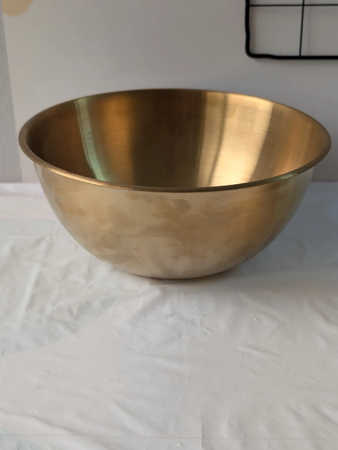 Two Brass Mixing Bowls - photo 2