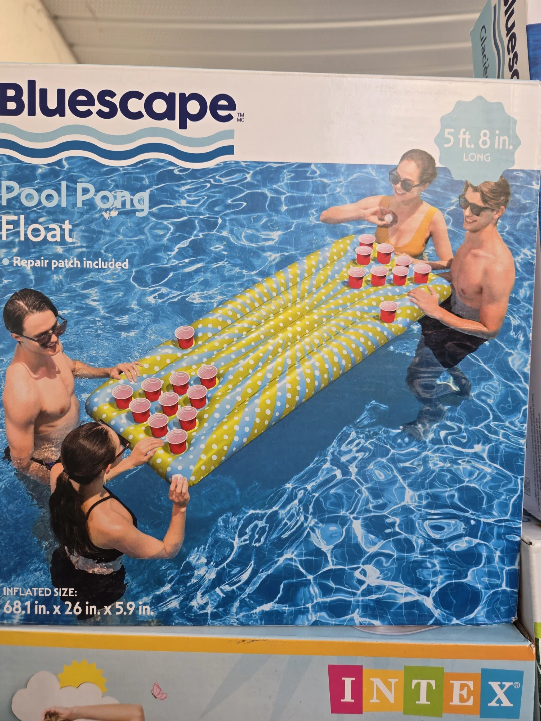 Brand new pool inflatable cooler ping pong floaty - photo 3