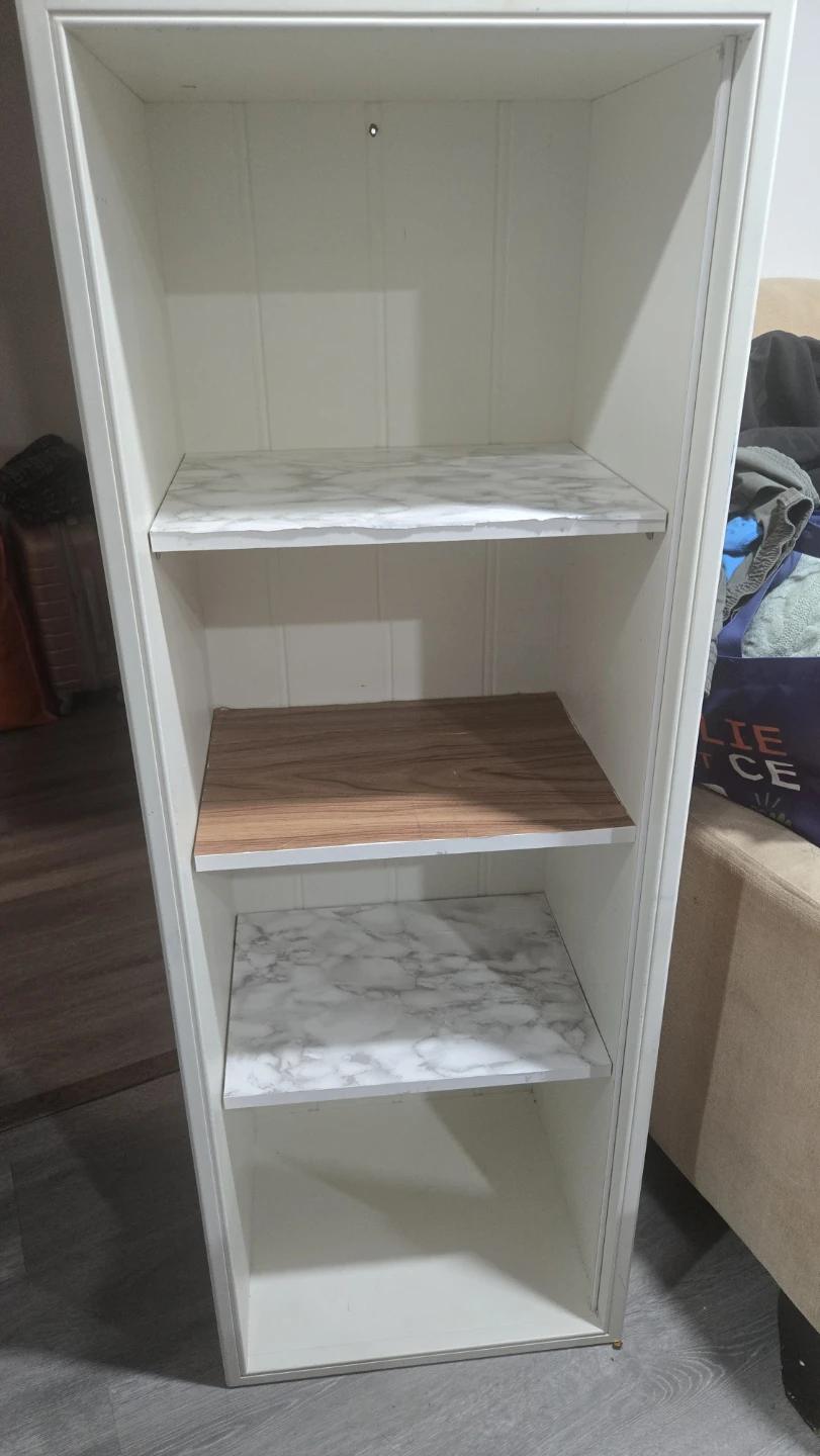 White Bookshelf with Shelves