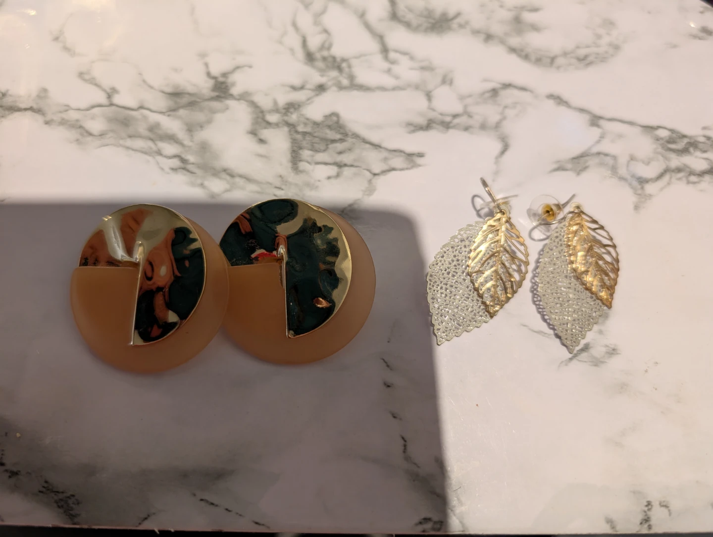 Two pairs of fashion earrings