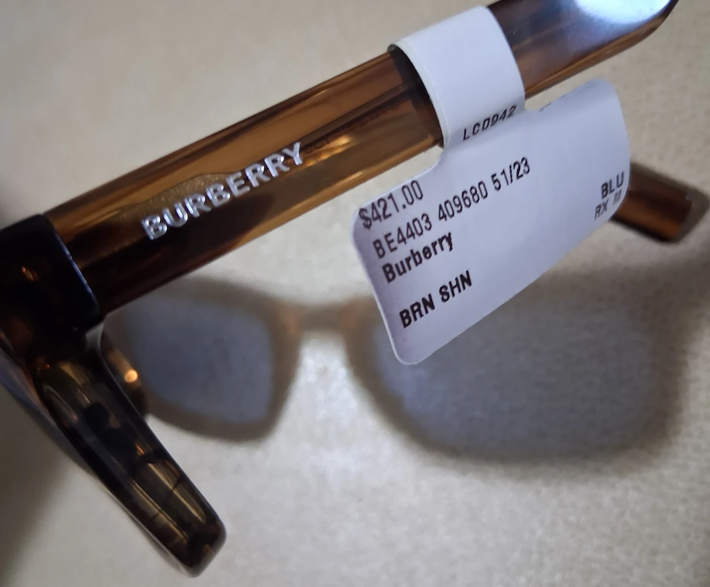 Burberry Sunglasses BE4403 Brown SHN