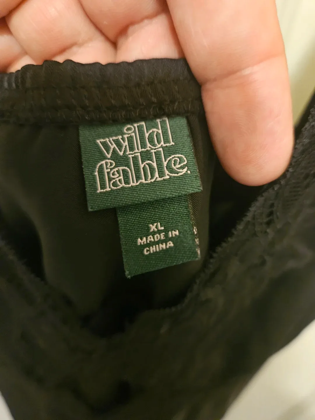 Wild Fable Black Lace Trim Cami XL - photo 3