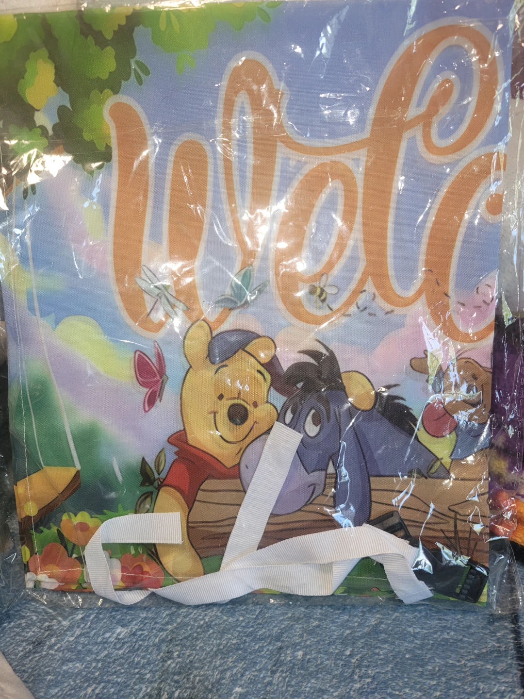 Winnie the Pooh and Eeyore Welcome Garden Flag