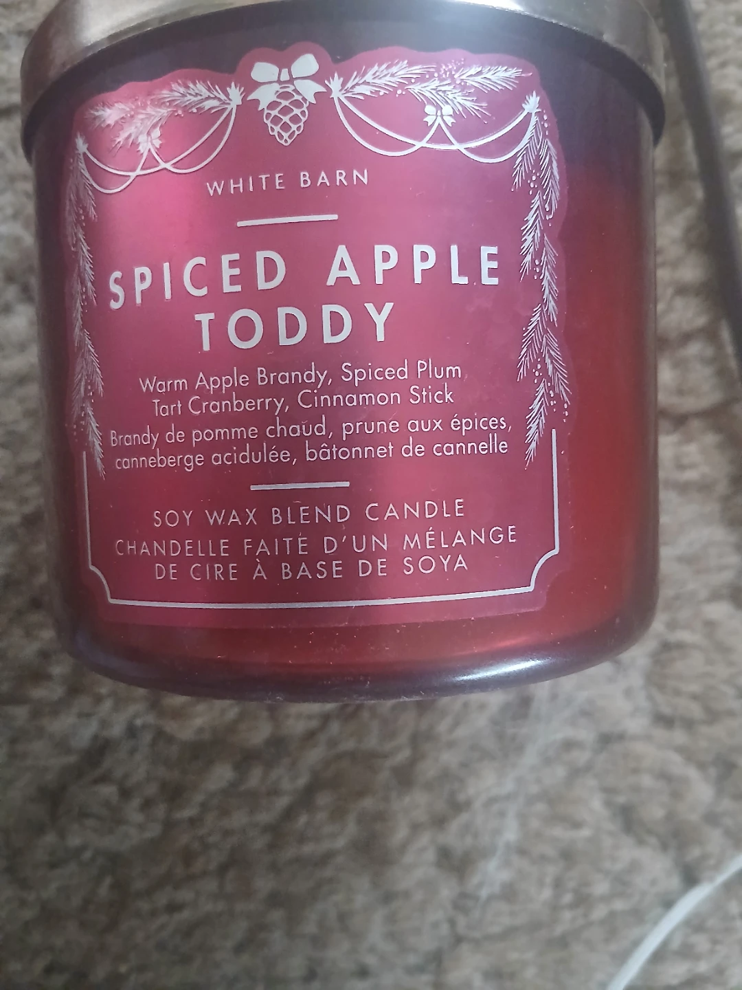 White Barn Spiced Apple Toddy Scented Candle