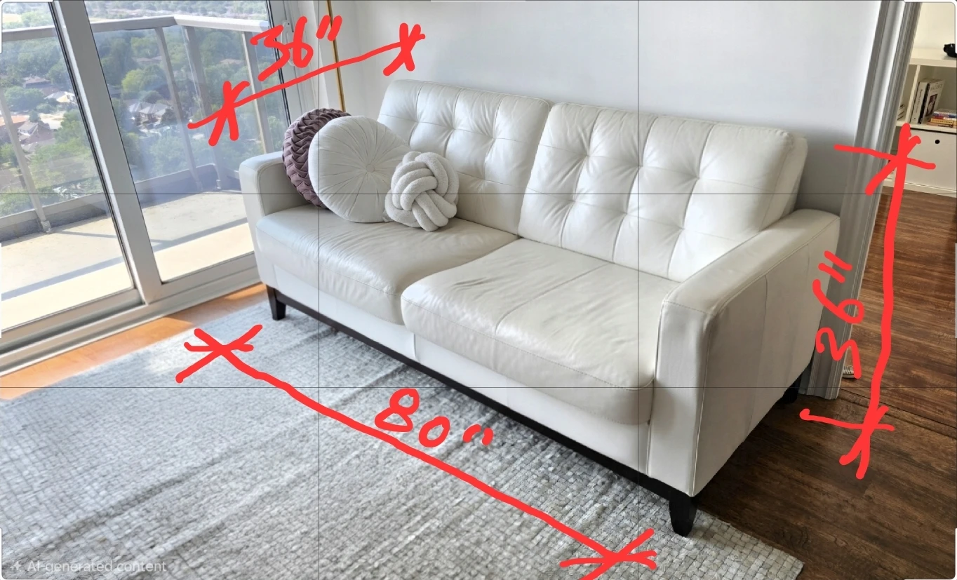Leather sofa for sale - photo 2