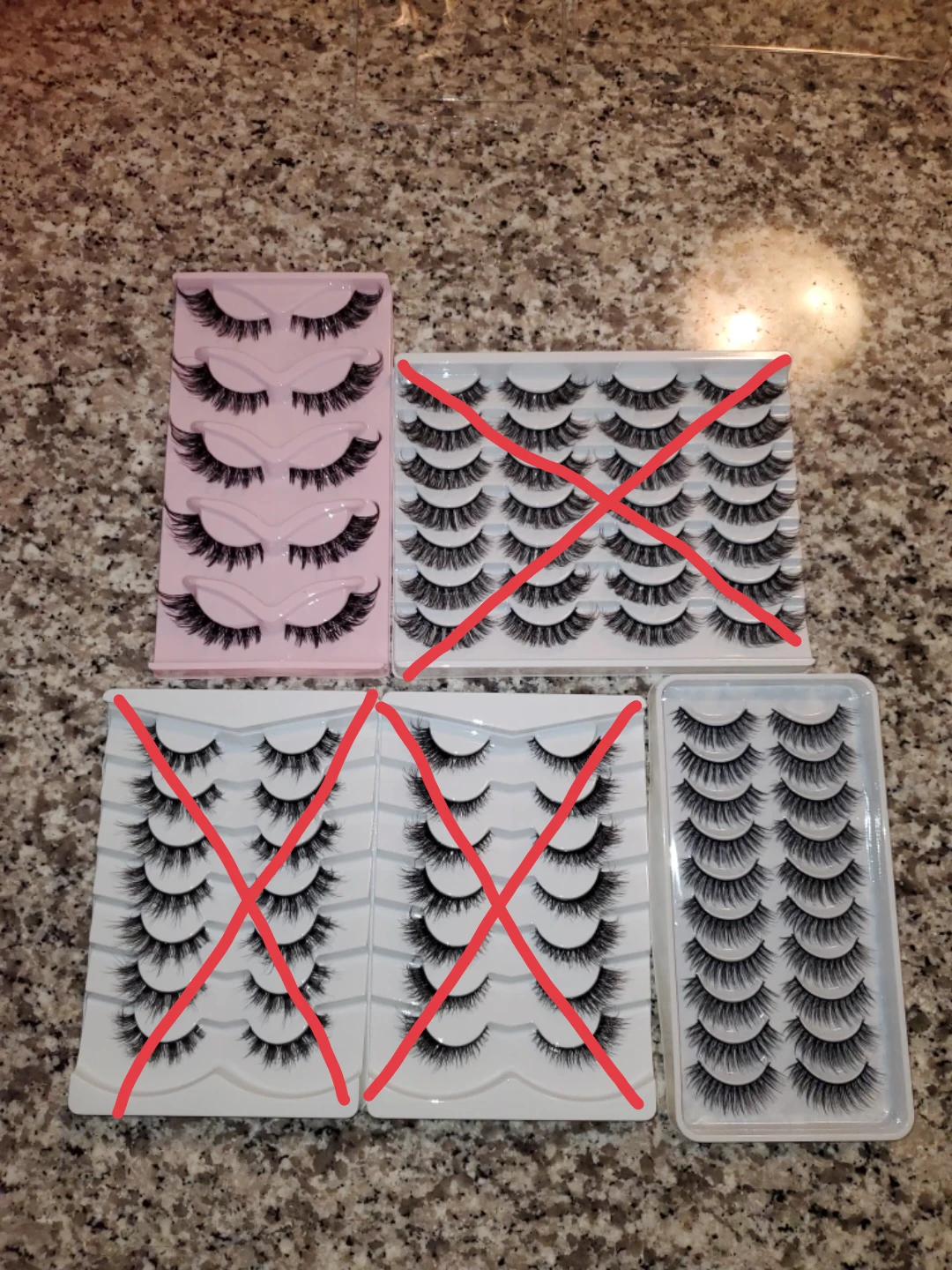 NEW False Eyelashes - Variety Pack
