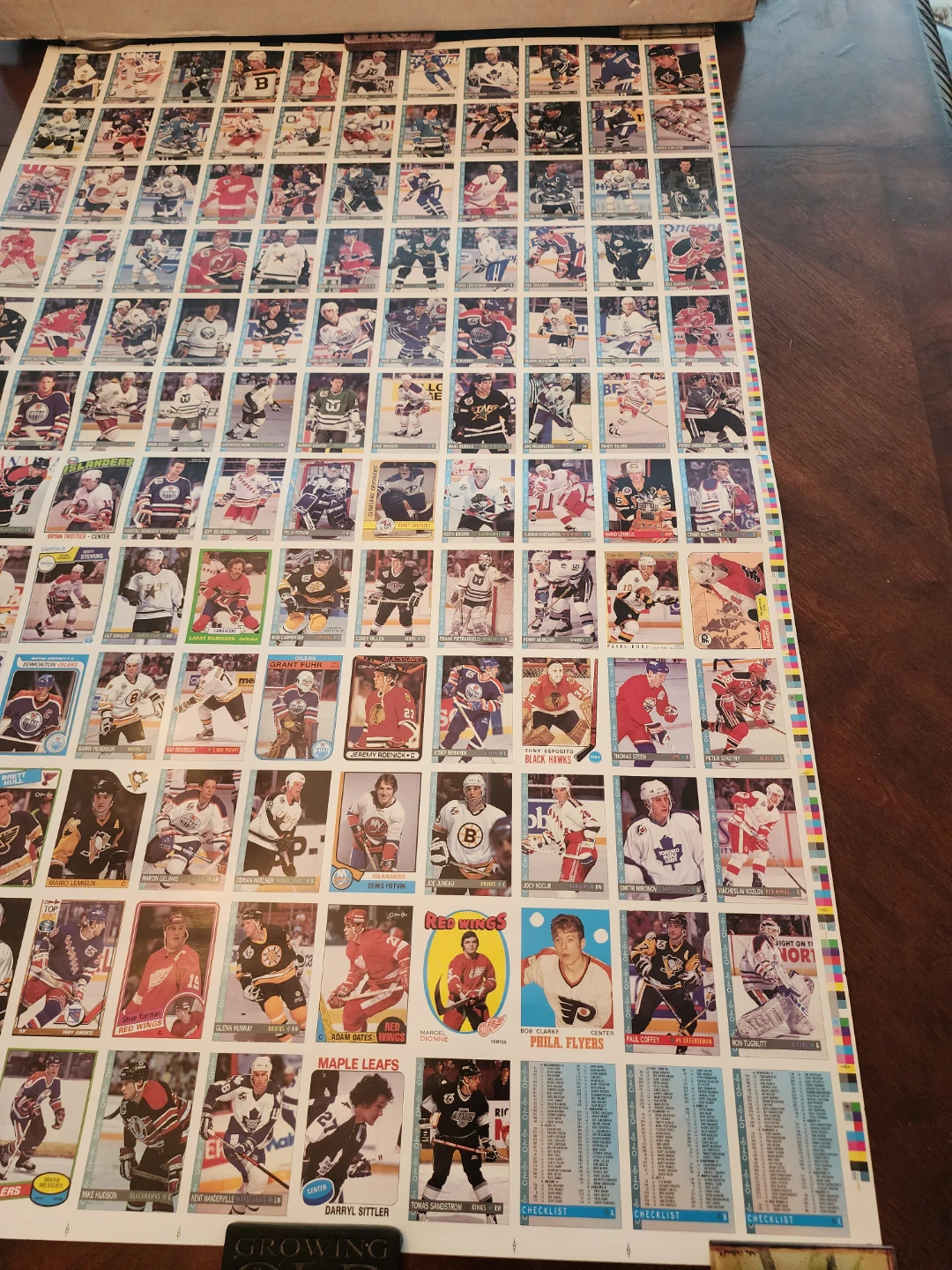 Bazooka Hockey Card Full Sheets - photo 4