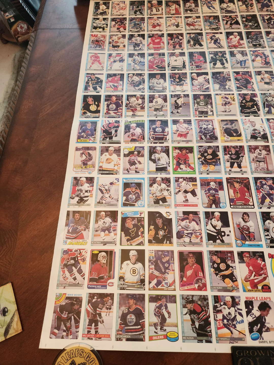 Bazooka Hockey Card Full Sheets - photo 5