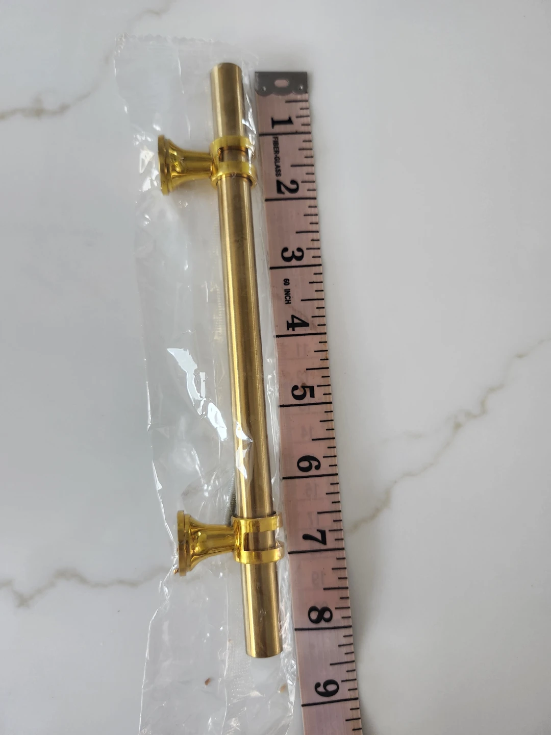 Set of 5 Gold Drawer Pulls / Cabinet Handles - photo 4