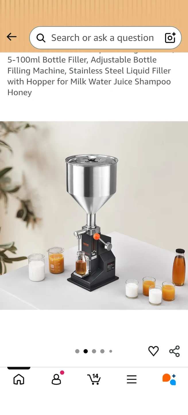 Manual Paste Liquid Filling Machine 5-100ml - photo 2