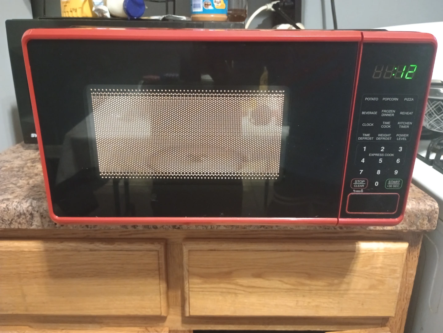 Mainstays Microwave Oven Red - photo 3