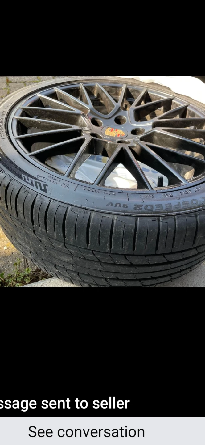 Porsche Cayenne Alloy Wheela and tires - photo 2
