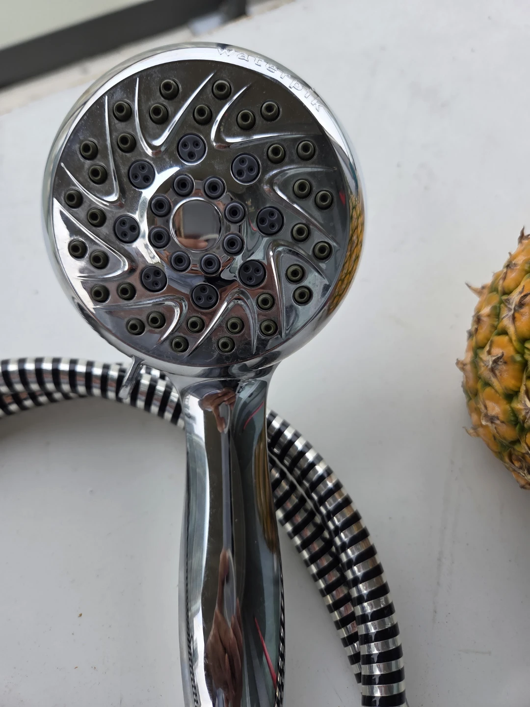 Chrome Handheld Shower Head with Hose - photo 3
