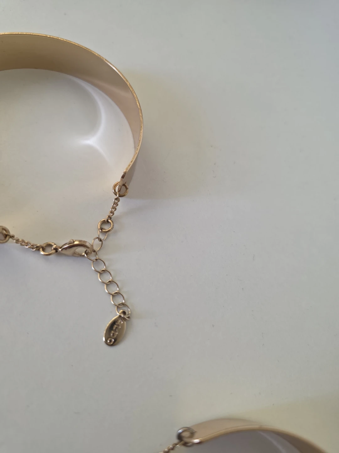 Aldo gold cuff anklets pair - photo 3
