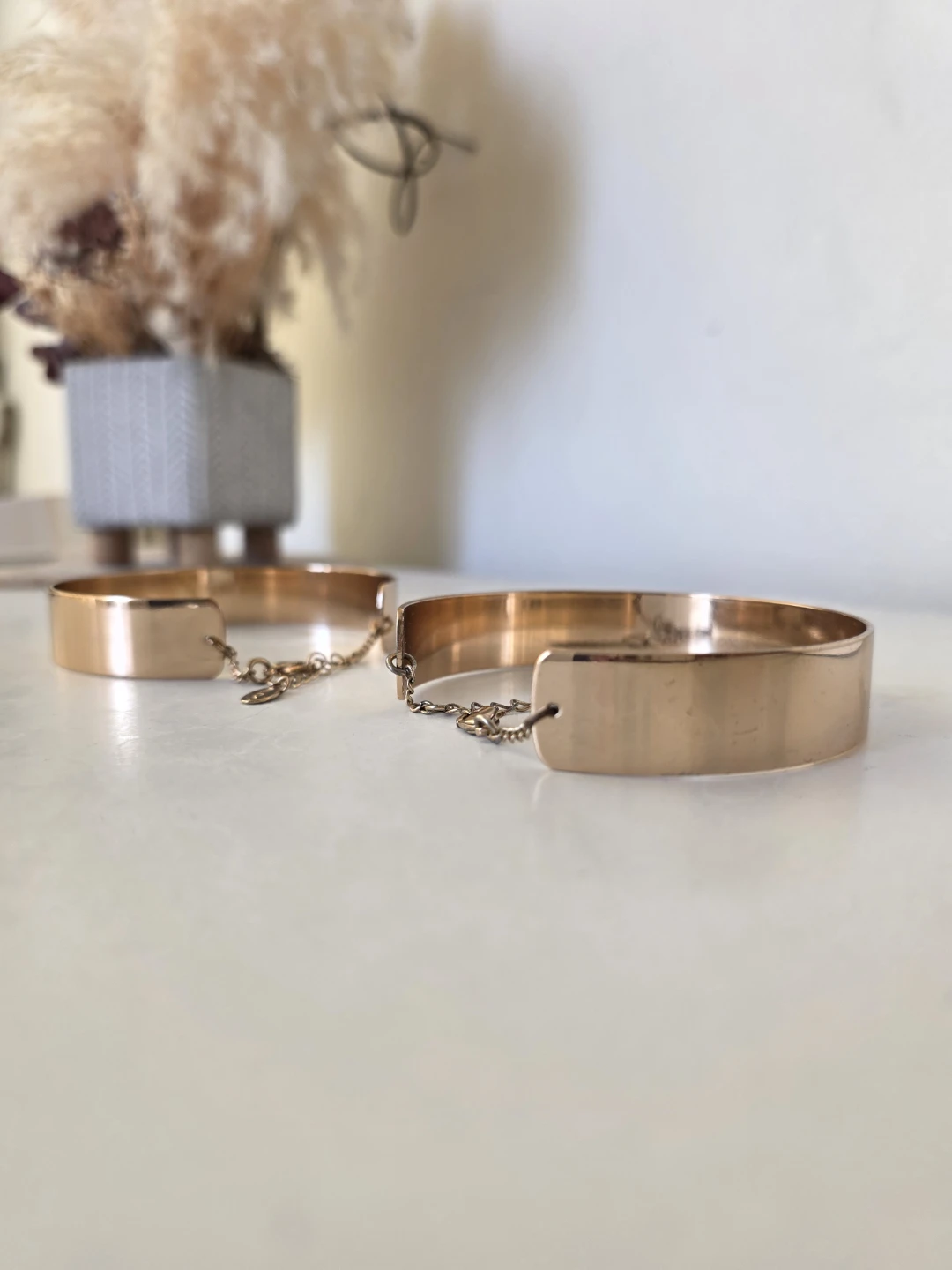 Aldo gold cuff anklets pair - photo 5