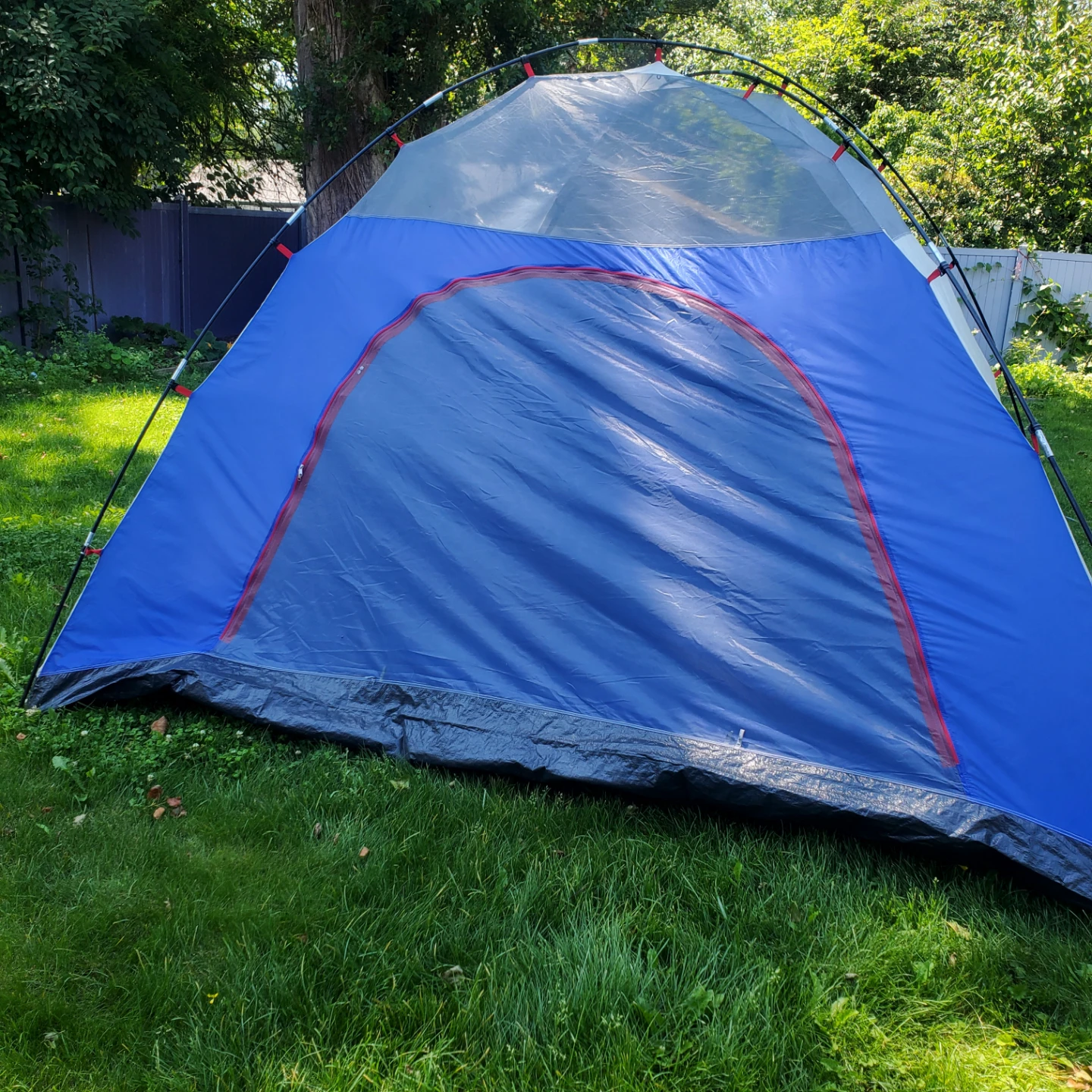 6 persn Blue and Grey Camping Tent - photo 2