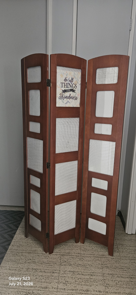 3-Panel Decorative Screen