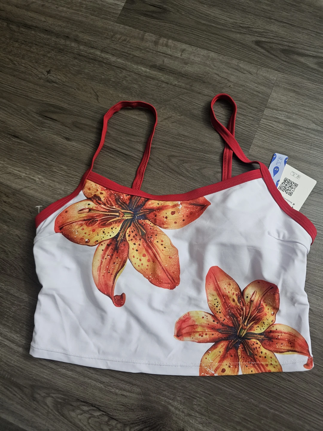CIDR Floral Print Tank Top 0XL