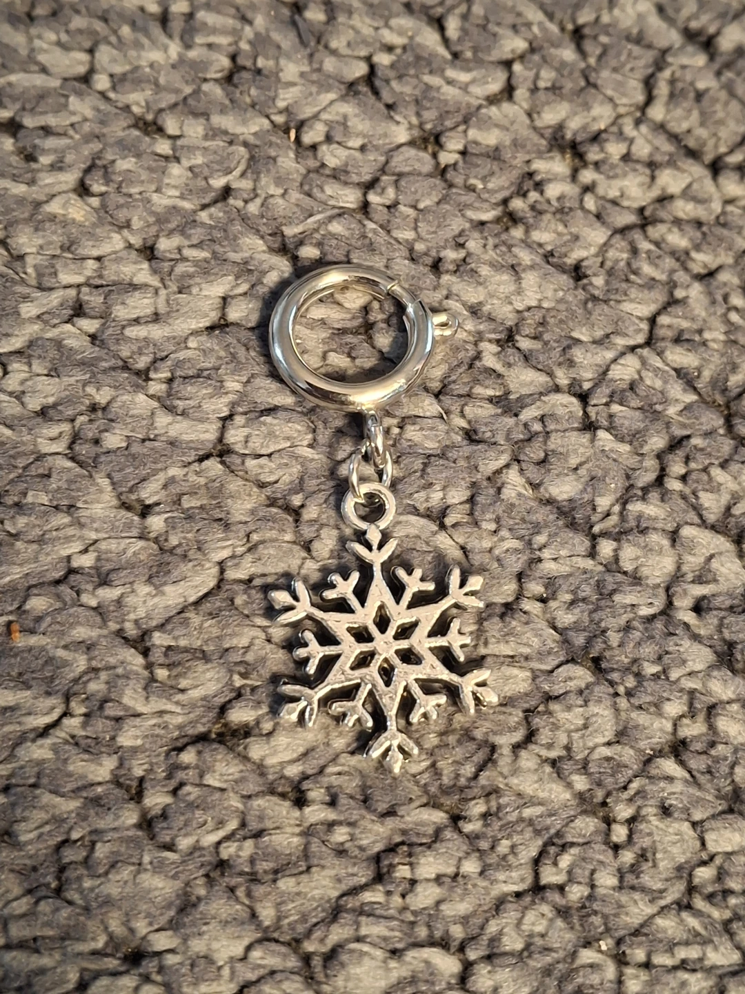 Silver Snowflake Charm - photo 2